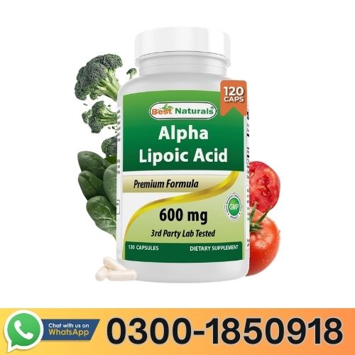 Best Naturals Alpha Liopic Acid 600 mg 120 Capsules Price In Pakistan