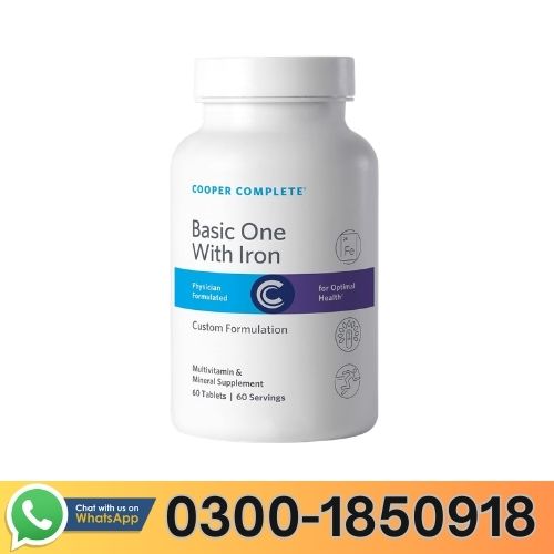 Cooper Complete Basic One Multivitamin with Iron - 60 Tablets Price In Pakistan