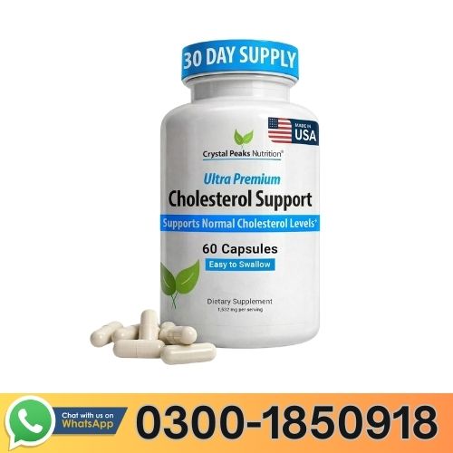 Crystal Peaks Nutrition Cholesterol Support Capsules Price In Pakistan