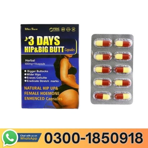 Winstown 3 Days Butt and Hip Growth Capsules In Pakistan