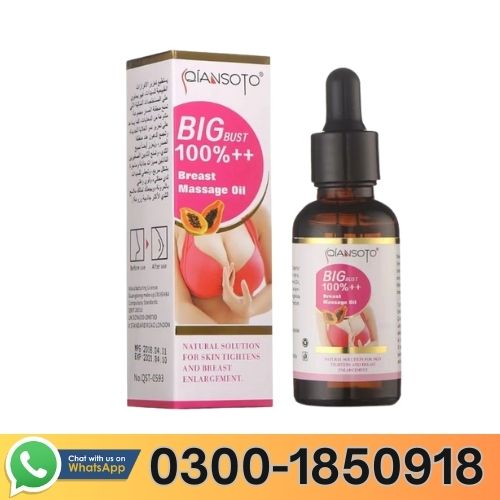 Qiansoto Big Bust 100%++ Breast Massage Oil In Pakistan 