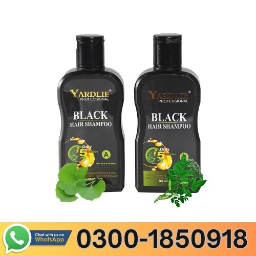 Yardlie Professional Black Hair Color Shampoo In Pakistan