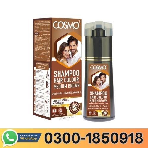 Cosmo Dark Brown Hair Color Shampoo In Pakistan