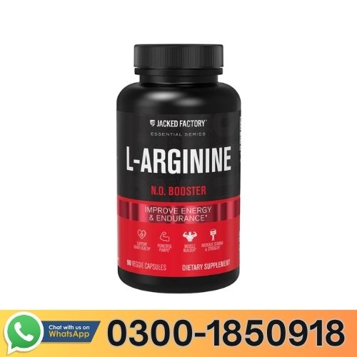 Jacked Factory L- Arginine N.O. Booster Capsules In Pakistan