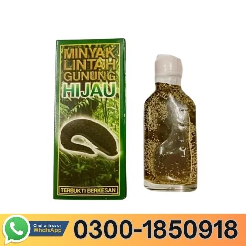 Minyak Lintah Gunung Hijau Oil In Pakistan