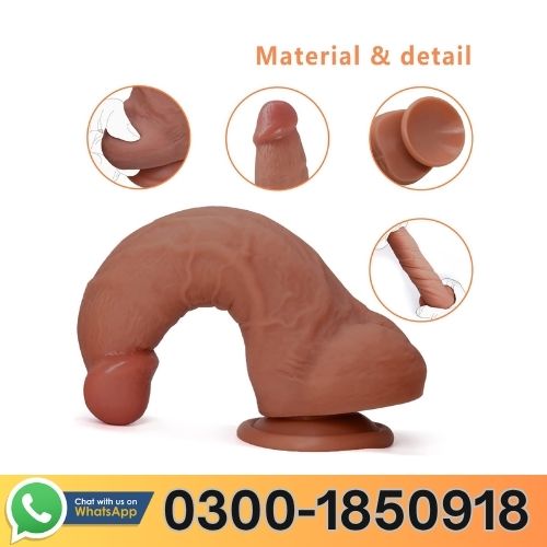 7 Inch Ultra Soft Thick Anal Dildo In Pakistan