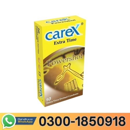 Carex Powershot Extra Time Condoms In Pakistan