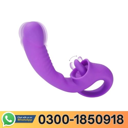 Ava 2-In-1 Tongue-Licking Vibrator In Pakistan
