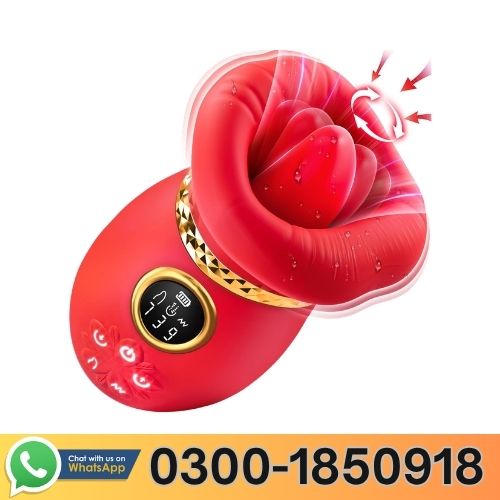 Rose Kiss Sucking Licker Vibrator In Pakistan