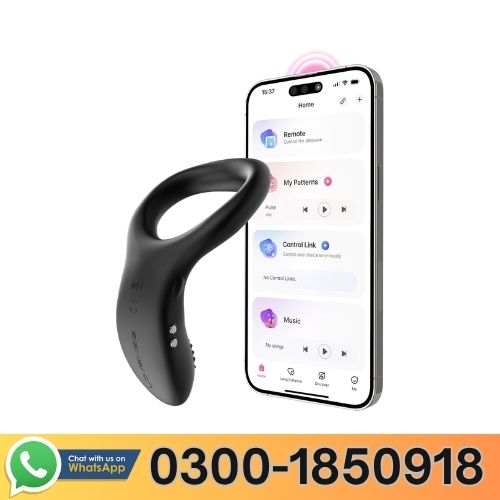 Lovense Diamo App Controlled Rechargeable Cock Ring In Pakistan