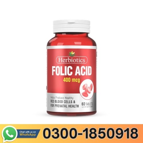 Herbiotics Folic Acid Tablets In Pakistan