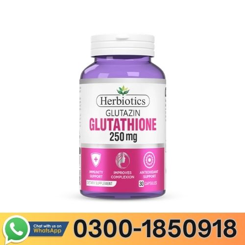 Herbiotics Glutazin Glutathione 250mg Capsules In Pakistan