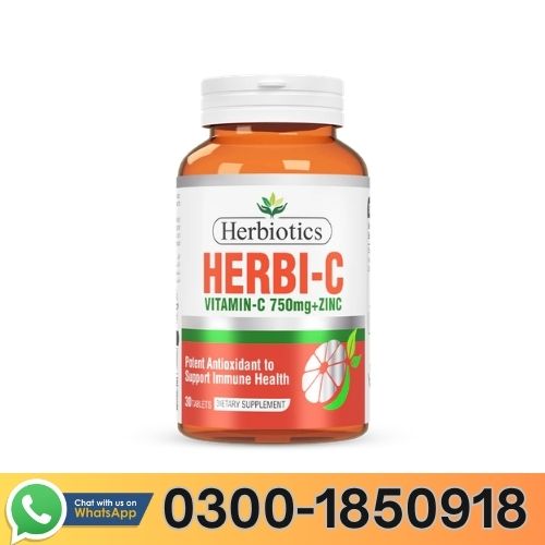 Herbiotics Herbi-C Vitamin C + Zinc Tablets In Pakistan