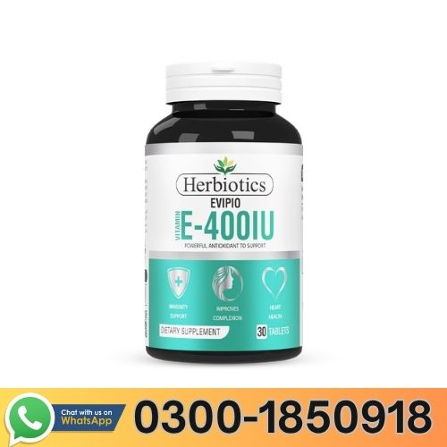 Herbiotics Evipio Vitamin E 400 IU Tablets In Pakistan
