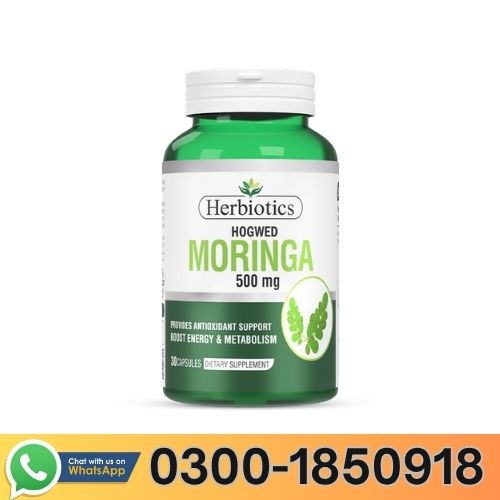 Herbiotics Hogwed Moringa 500 mg Capsules In Pakistan