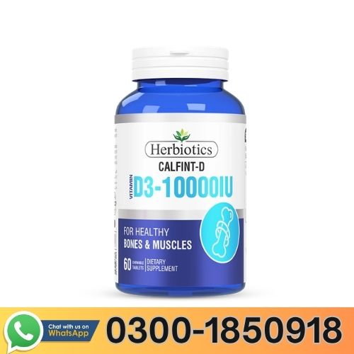 Herbiotics Calfint-D Vitamin D3 10000 IU Tablets In Pakistan