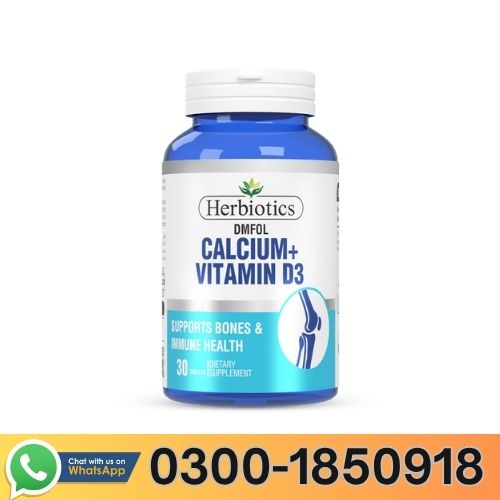 Herbiotics DMFOL Calcium + Vitamin D3 Tablets In Pakistan