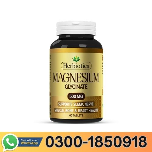 Herbiotics Magnesium Glycinate 500mg Tablets In Pakistan