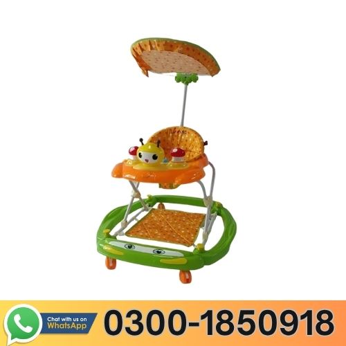 Musical Snail Baby Walker with Canopy In Pakistan