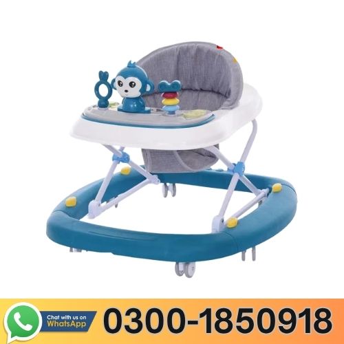 Cute Monkey Theme Baby Walker In Pakistan